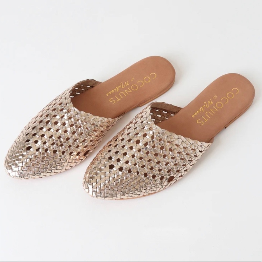 Coconuts by Matisse Island Gold✨ Leather Mules 9 - Picture 2 of 11